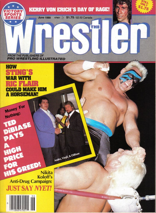 The Wrestler June 1988 Magazine PWcatalog