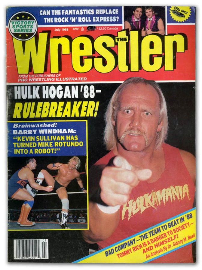The Wrestler July 1988 Magazine PWcatalog