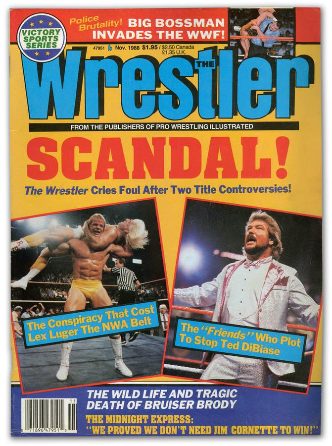 The Wrestler November 1988 Magazine PWcatalog
