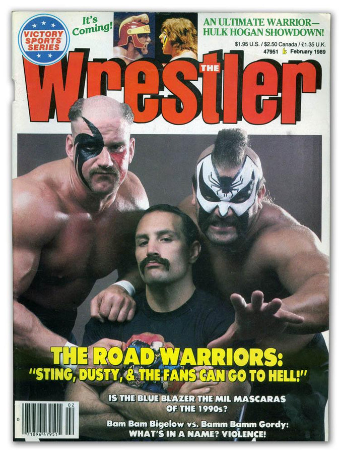 The Wrestler February 1989 Magazine PWcatalog