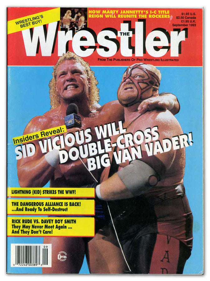 The Wrestler September 1993 Magazine PWcatalog