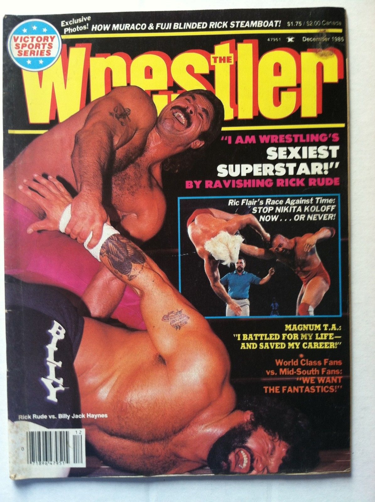 The Wrestler December 1985 Magazine PWcatalog