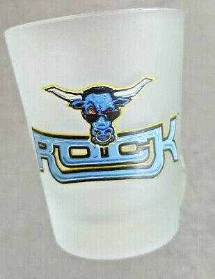 WWF The Rock Brahma Bull shot glass PWcatalog