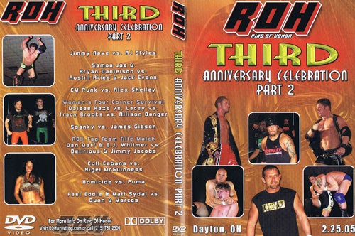 Third Anniversary Celebration Part Two DVDs & Videos PWcatalog