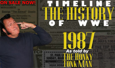 Timeline History of WWE  1987 Honky Tonk Man