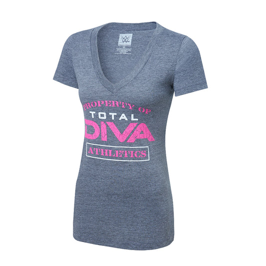 Total Diva Tri-Blend Women's V-Neck T-Shirt Pwcatalog