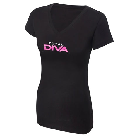 Total Diva Women's V-Neck T-Shirt Pwcatalog