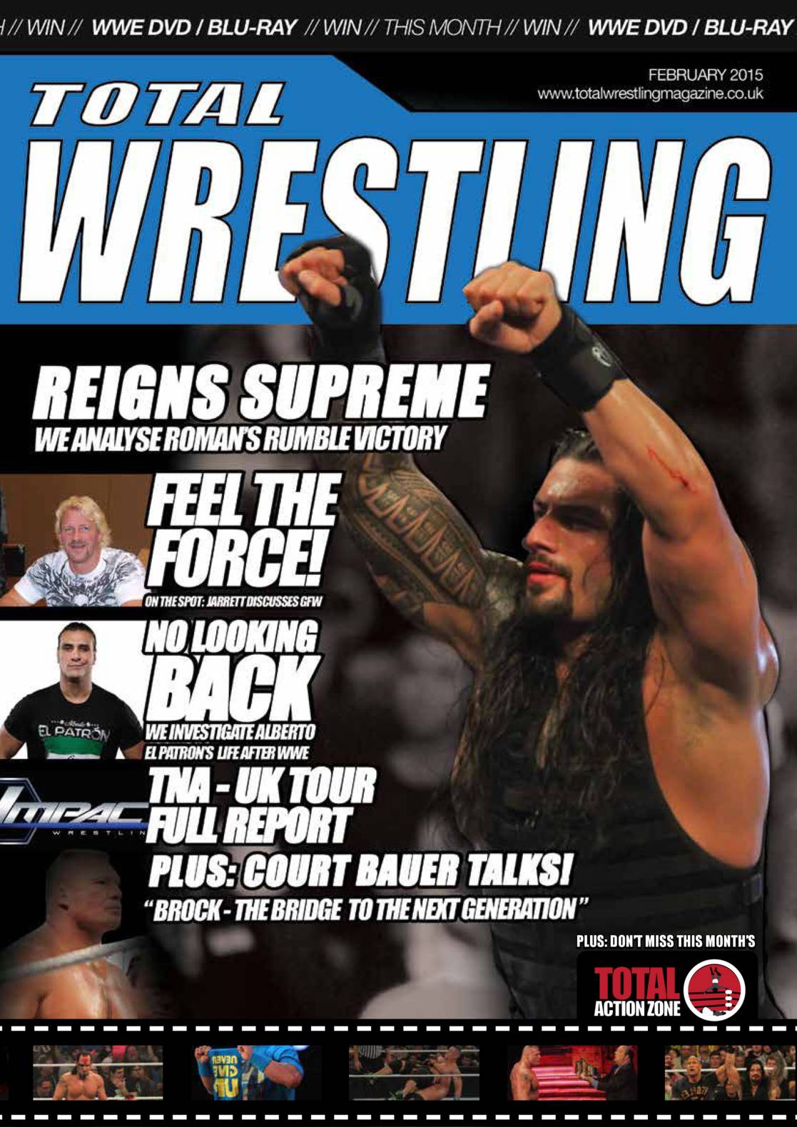 Total Wrestling February 2015 Magazine PWcatalog