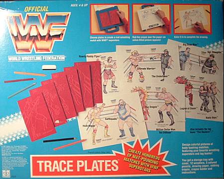 WWF Trace Plates By Hasbro 1991 - image 2