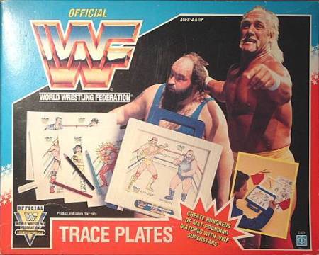 WWF Trace Plates By Hasbro 1991 PWcatalog