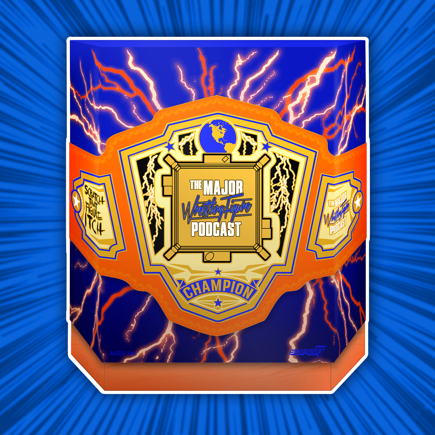 Super7 Ultimates Major Wrestling Figure Podcast Brian Myers Action & Toy Figures PWcatalog