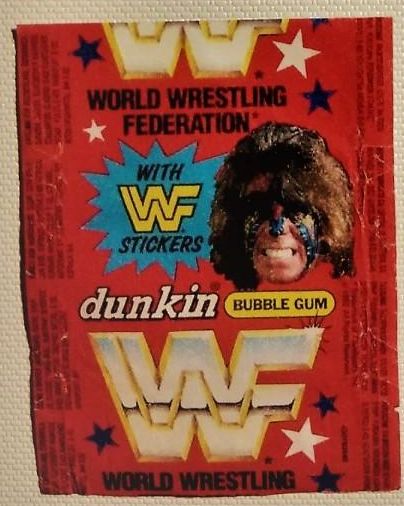 WWF Ultimate Warrior Dunkin Bubble Gum PWcatalog
