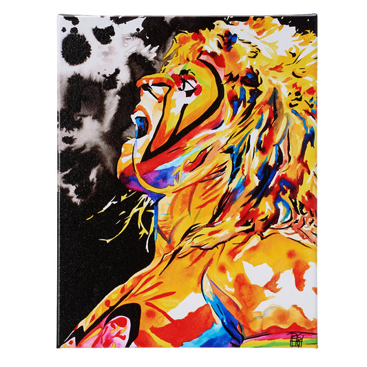Ultimate Warrior 11 x 14 Gallery Wrapped Canvas Wall Art