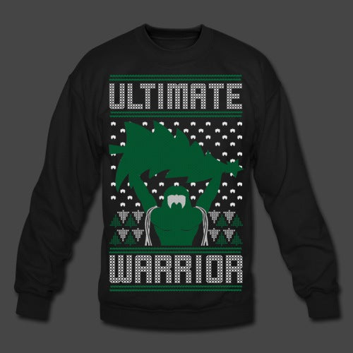Ultimate Warrior 2016 Limited Edition Ugly Black Christmas Sweater