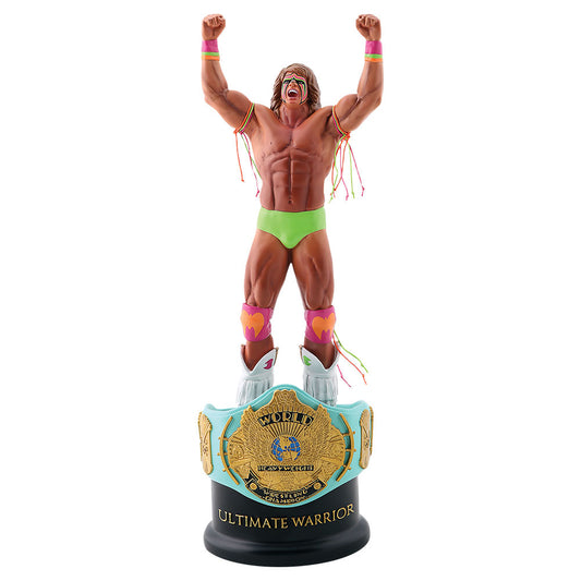 Ultimate Warrior Championship Title Collection Statue Pwcatalog