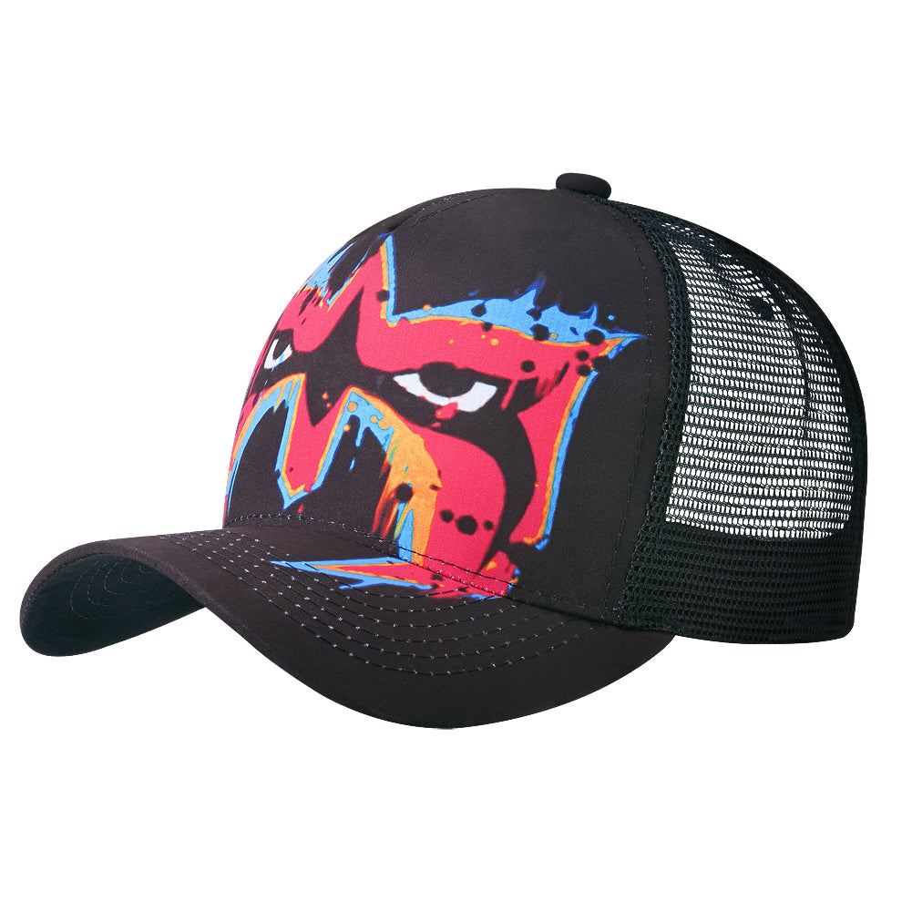 Ultimate Warrior Facepaint Mesh Baseball Cap Pwcatalog