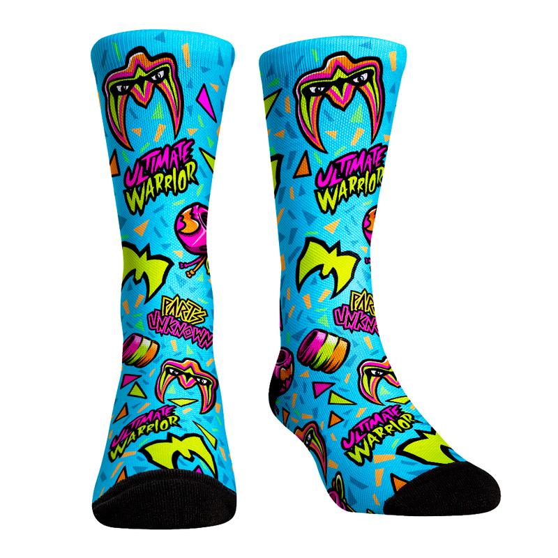 Ultimate Warrior Hyperoptic Icons Rock 'Em Socks Pwcatalog