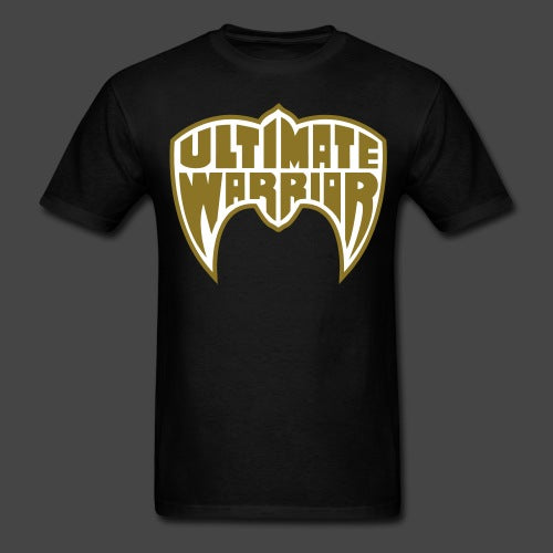Ultimate Warrior Limited Edition Metallic Gold Shirt