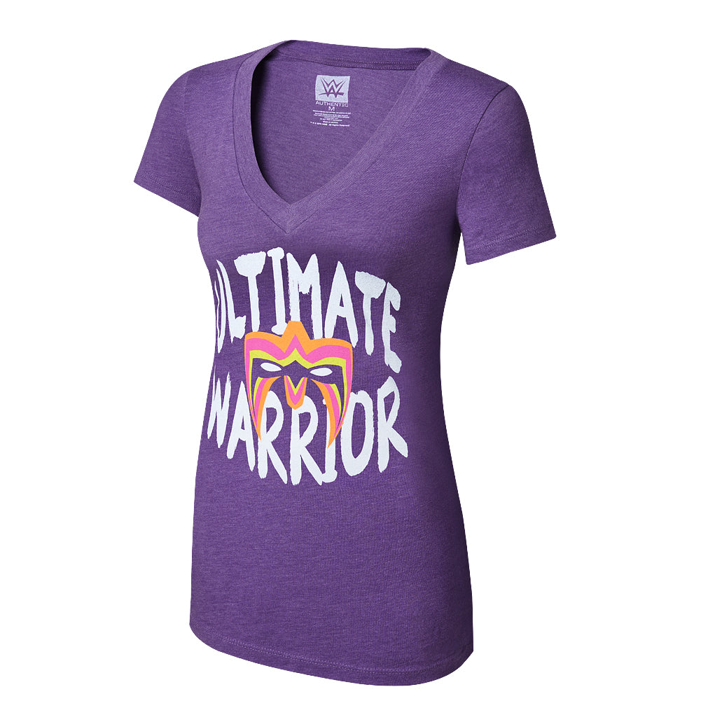 Ultimate Warrior Parts Unknown Tri-Blend Women's V-Neck T-Shirt Pwcatalog