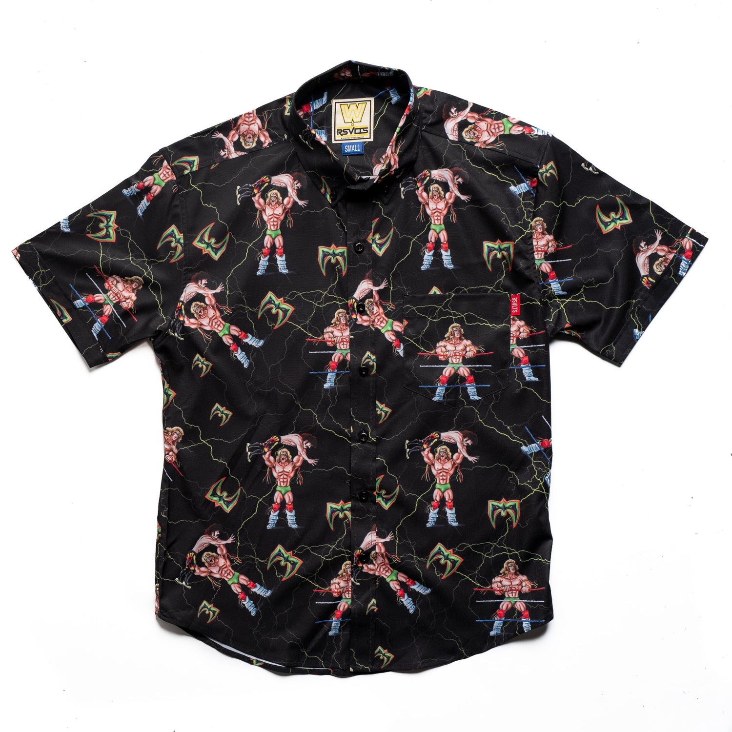 Ultimate Warrior RSVLTS Button Down Shirt Pwcatalog