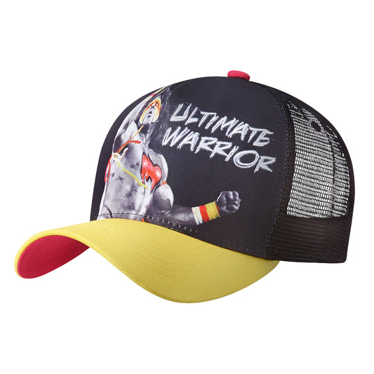 Ultimate Warrior Yellow Mesh Baseball Cap Pwcatalog