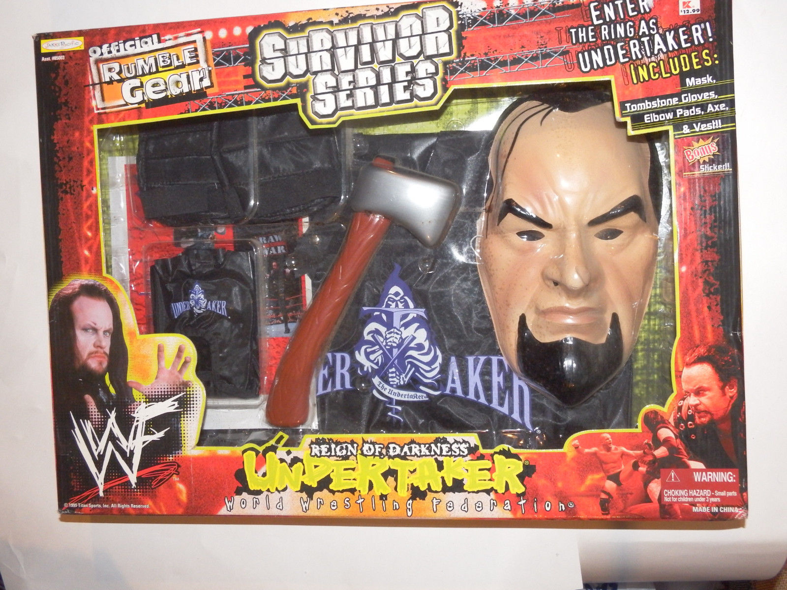 WWF Undertaker Survivor series Rumble gear – PW Catalog