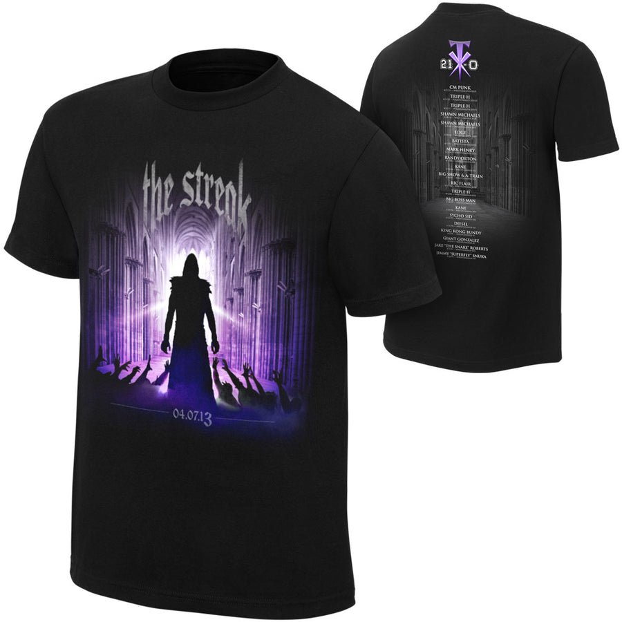 Undertaker 21-0 T-Shirt Pwcatalog