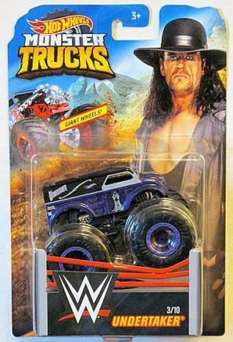 WWE Monster trucks Hot wheels Undertaker