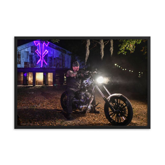 Undertaker Boneyard Match 24 x 36 Framed Photo Poster