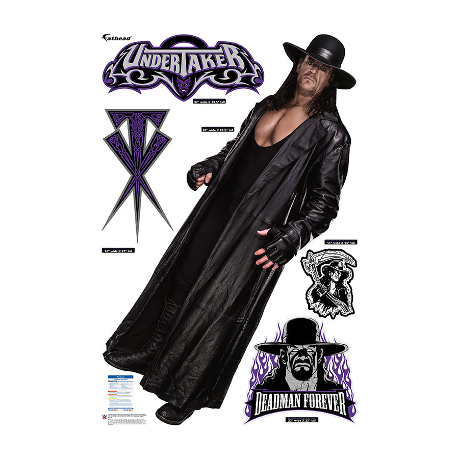Undertaker Fathead 5-Piece Wall Decals Pwcatalog