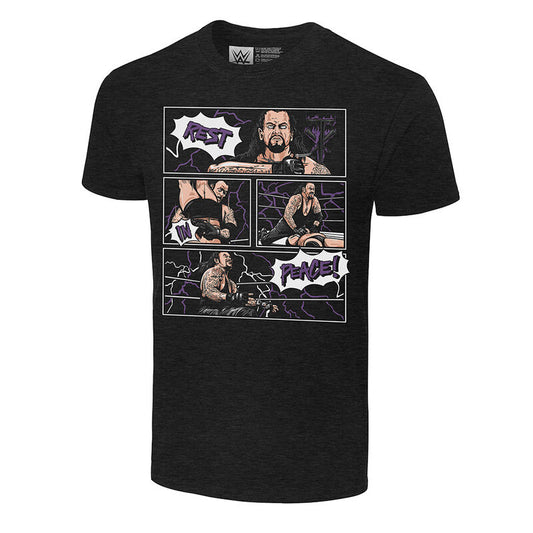 Undertaker Rest In Peace Comic Graphic T-Shirt
