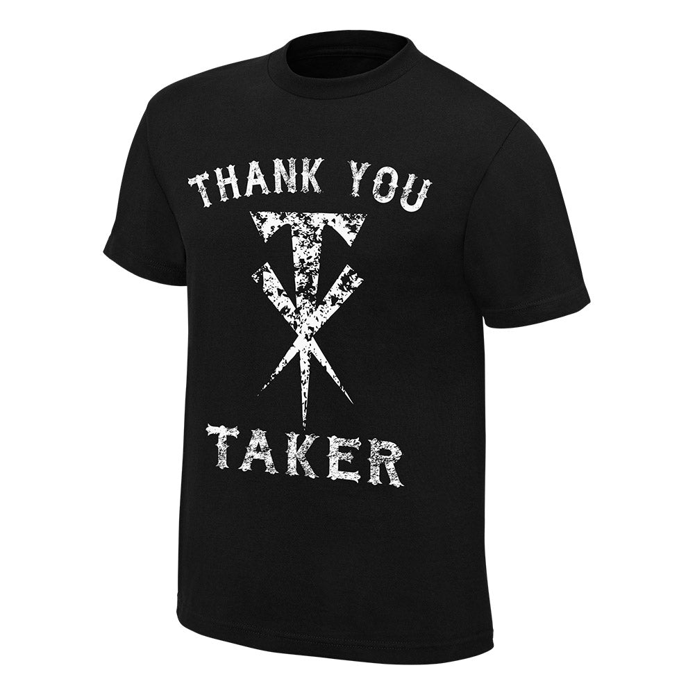 Undertaker Thank You Taker Logo T-Shirt Pwcatalog