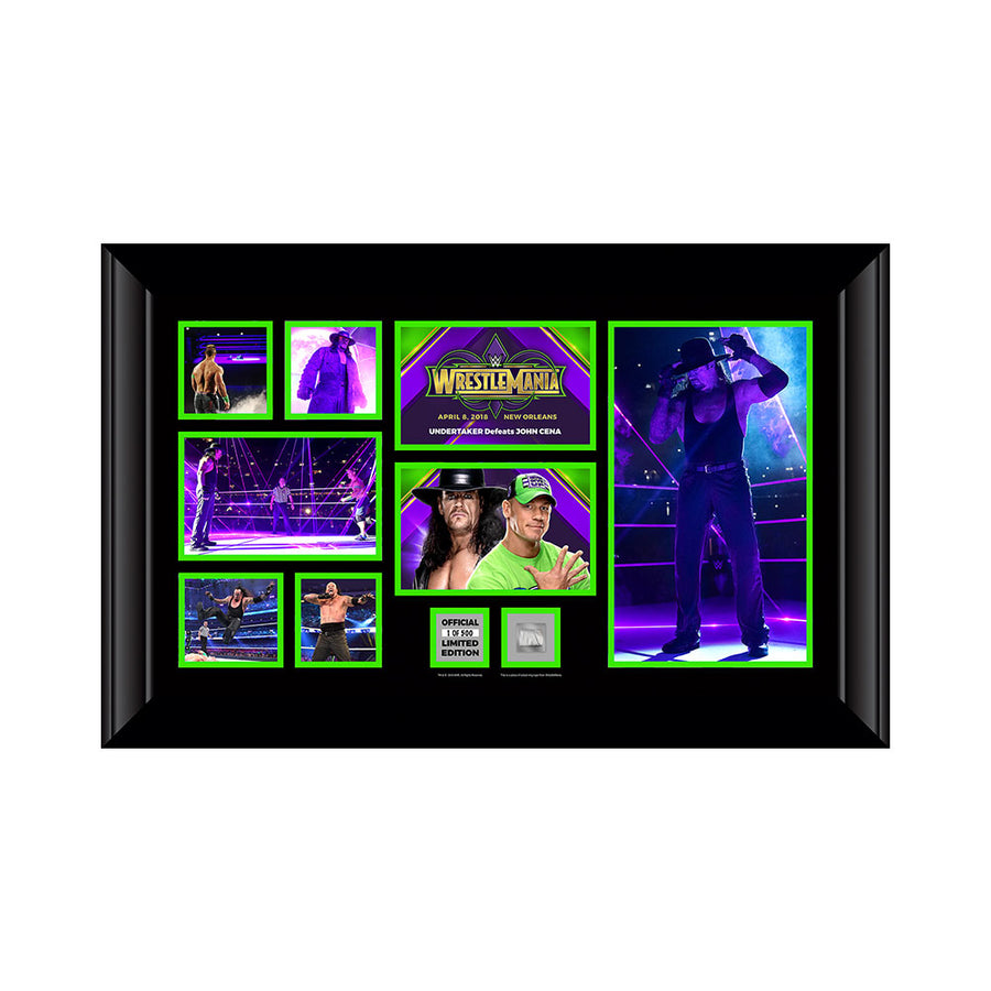 Undertaker WrestleMania 34 Commemorative Plaque Pwcatalog