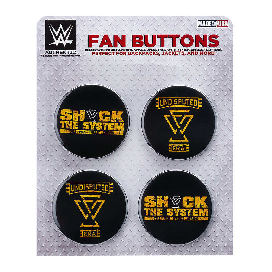 Undisputed Era 4-Pack Button Set Pwcatalog