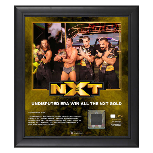 Undisputed Era NXT Champions Commemorative Plaque w Ring Canvas