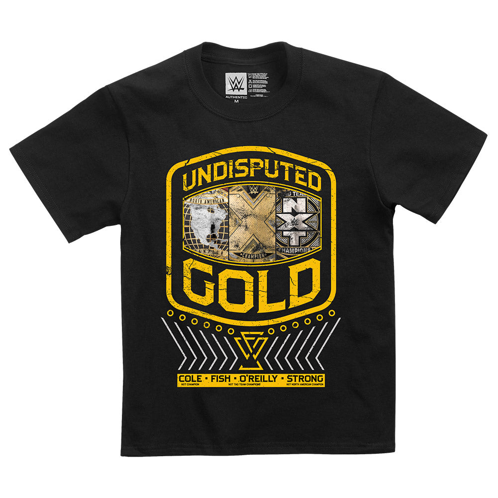 Undisputed Era Undisputed Gold Youth Authentic T-Shirt Pwcatalog