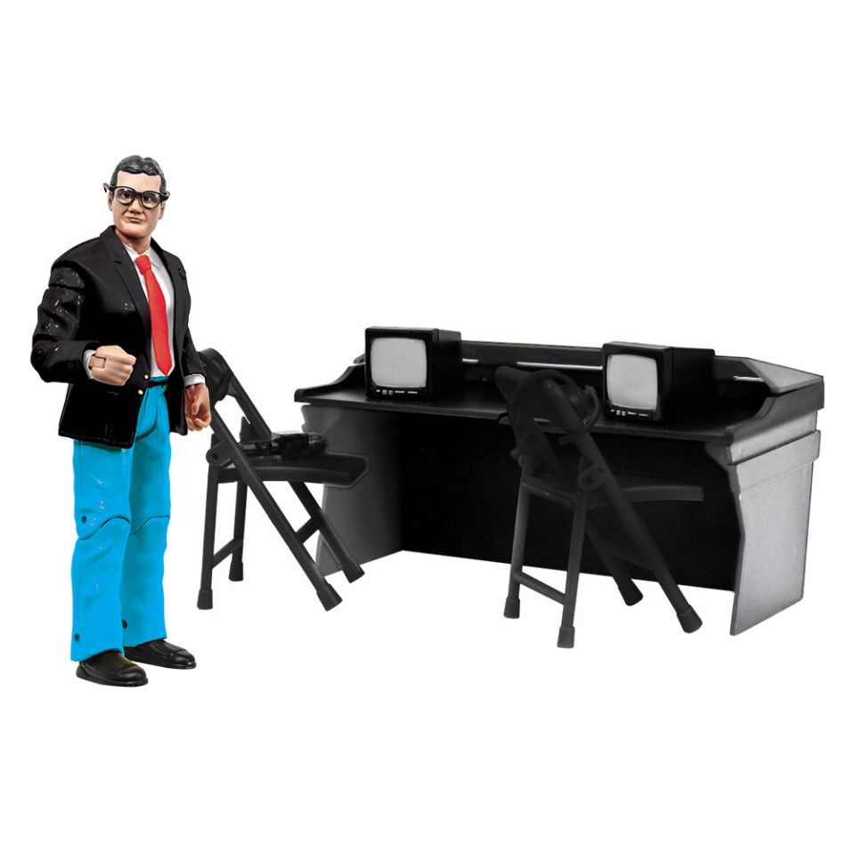 FTC Legends of Professional Wrestling Commentator Playset [With Jim Cornette]