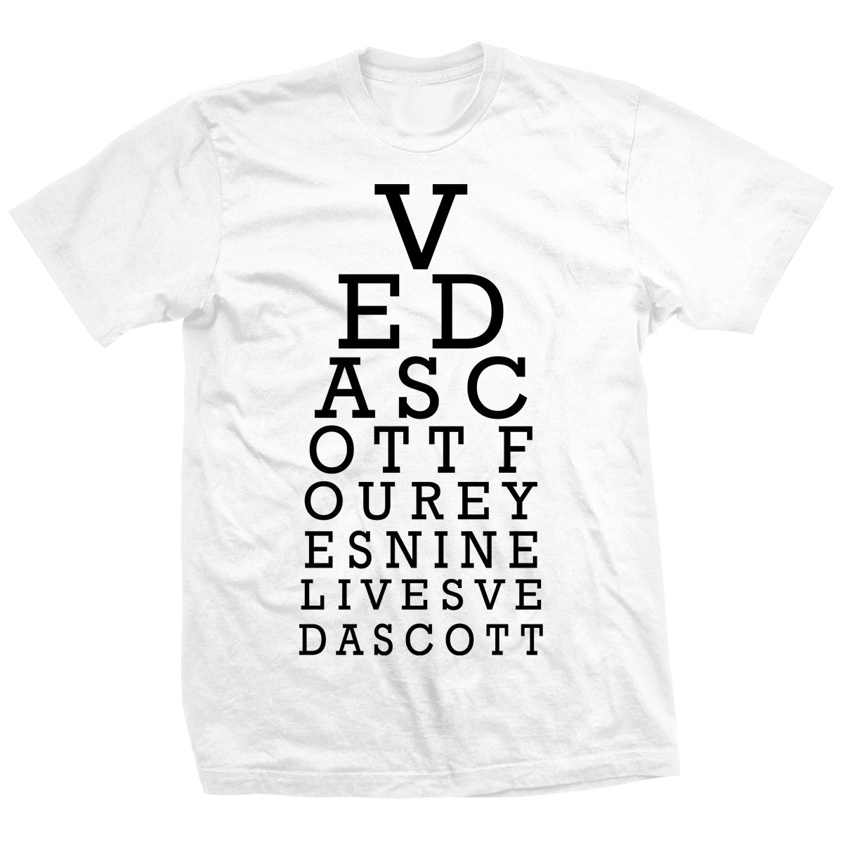 Veda Scott Eye Chart Shirt Pwcatalog