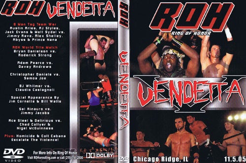 Vendetta DVDs & Videos PWcatalog