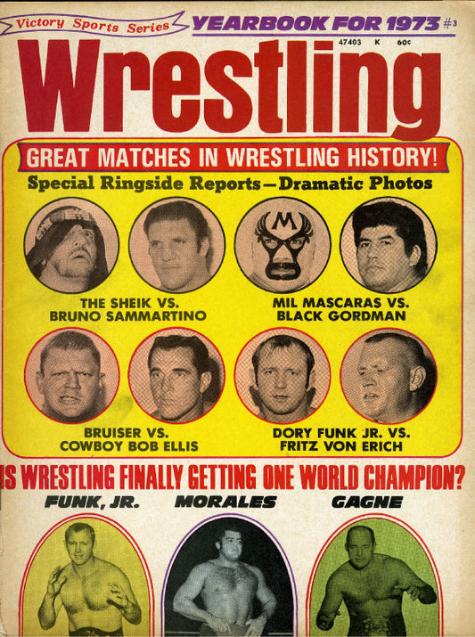 Victory Sports Wrestling Yearbook 1973