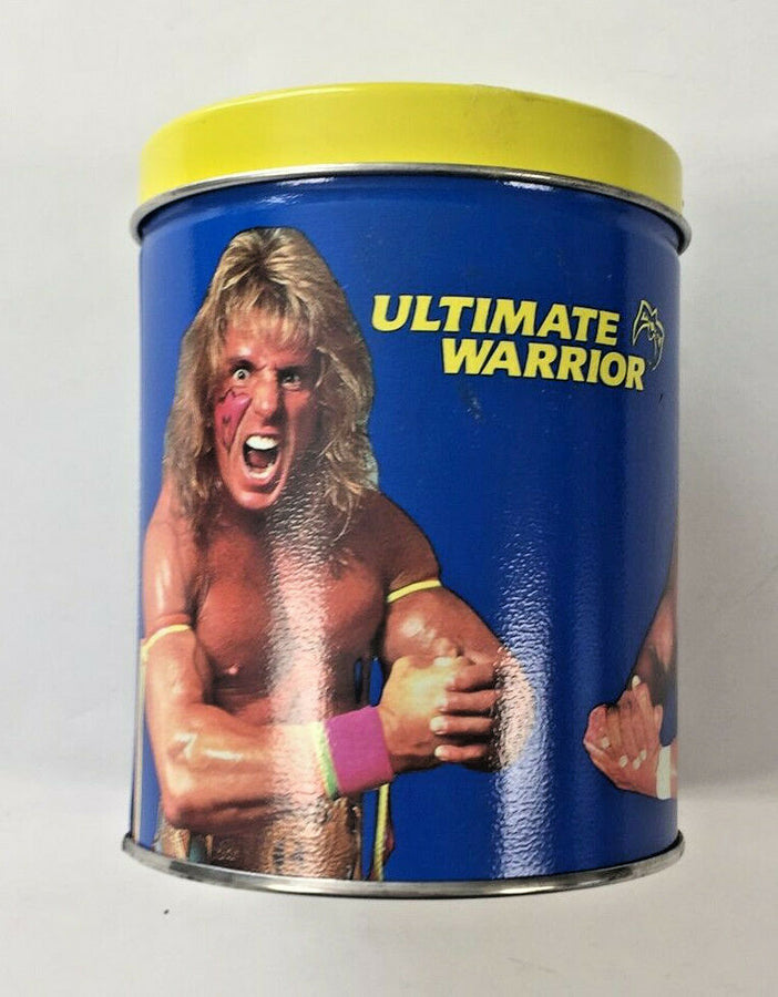 WWF Titan Candy Tin Hulk, Warrior and Jake the Snake 1991 PWcatalog
