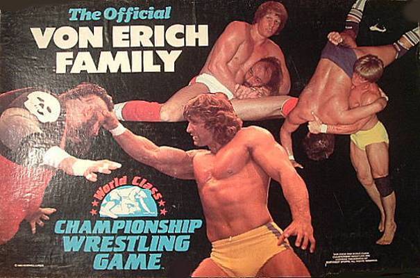 Von Erich Family Board Game PWcatalog