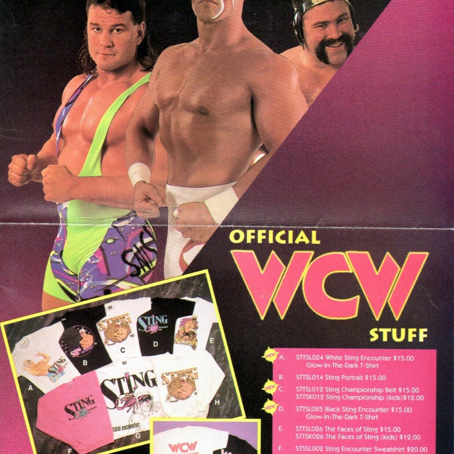 WCW Catalog 1993 Magazine PWcatalog
