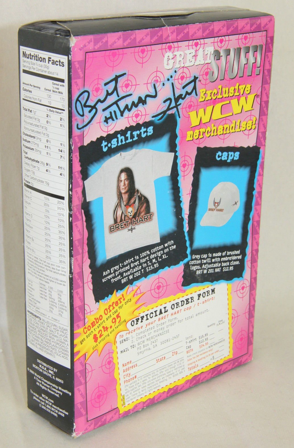 WCW Bret Hart Cereal