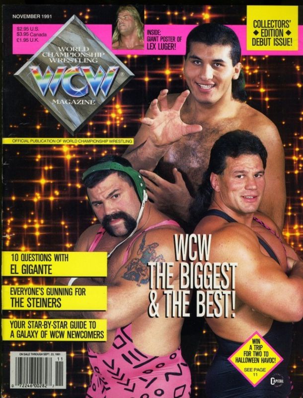 WCW Magazine November 1991 Magazine PWcatalog