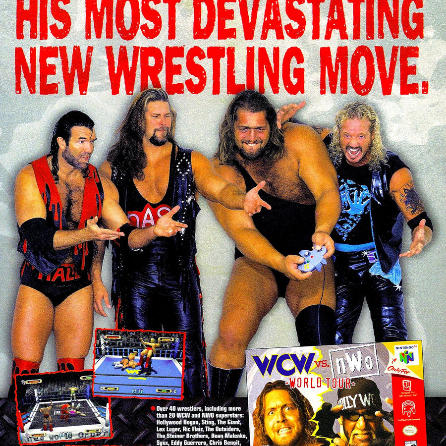 WCW NWO World Tour ad PWcatalog