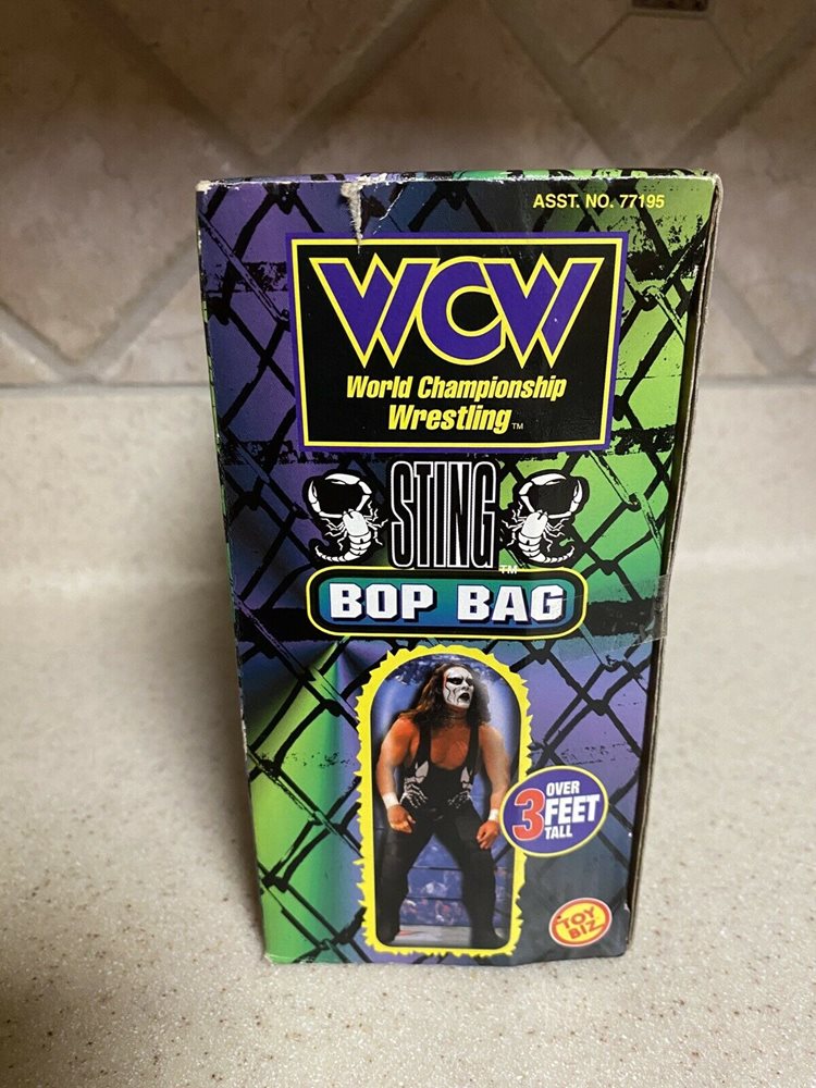 WCW Eectronic Bating bop bag Sting