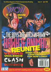 WCW Magazine  April 1996