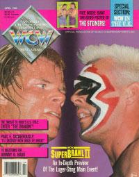 WCW Magazine April 1992 Magazine PWcatalog