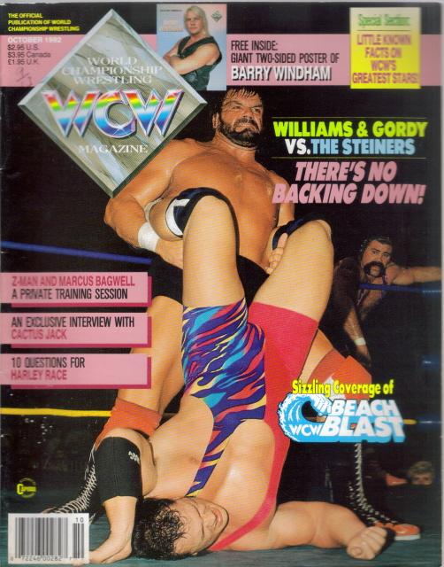 WCW Magazine October 1992 Magazine PWcatalog